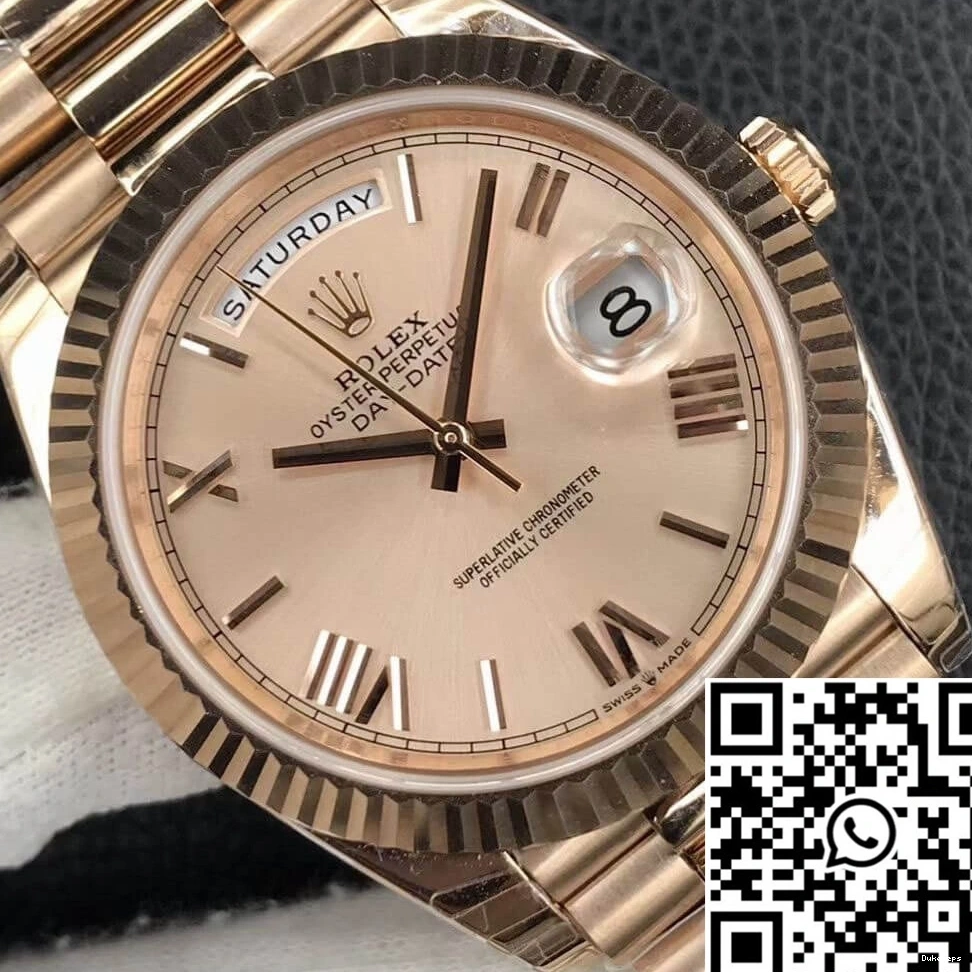 973 Rolex EW RelaxedFit Factory M228238-0006 Rose Day-Date Gold 0822